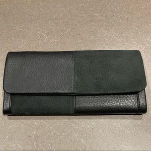 Hobo Leather and suede wallet